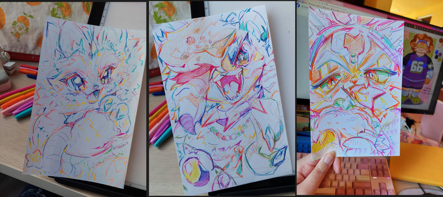 Rainbow Sketches - Bocetos exclusivos para eventos