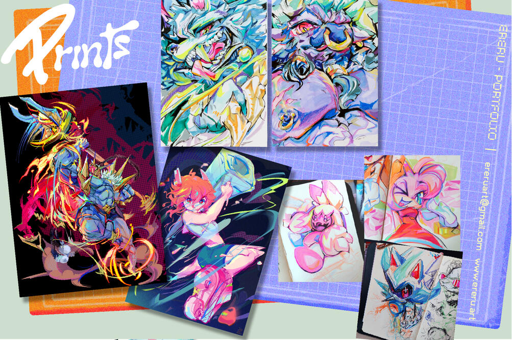 Prints - fanart y personajes originales