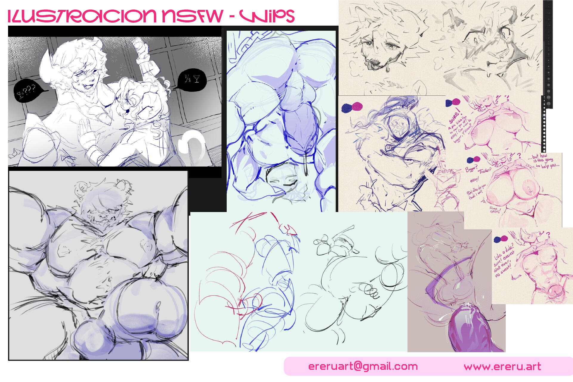 Piezas NSFW en proceso